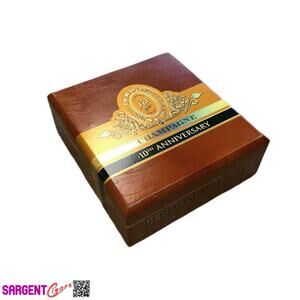Perdomo 10th Anniversary Champagne Magnum Empty Wooden Cigar Box 7x7x2.5